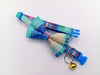 Hand Made Bow Style Cat Kitten Neck Collar With Golden Bell