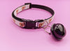 Elsa Printed Pet Cat Kitten Hand Made Adjustable Neck Collar with Big Bell
