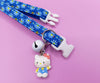 Cat Kitten Adjustable Neck Collar with kitty Pendant White Bell