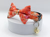 Cat Kitten Nylon Floral Style Hand Made Scarf Bow Neck Collar with Bell