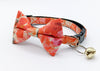 Cat Kitten Nylon Floral Style Hand Made Scarf Bow Neck Collar with Bell