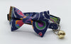 Hand Made Scarf Bow Neck Collar with Bell Cat Kitten Nylon Style