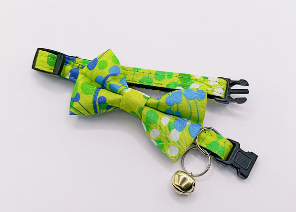 Golden Bell Collar Hand Made Scarf Cat Kitten Neck Bow Style