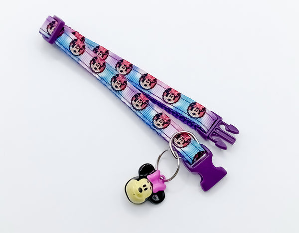 Mickey Mouse Cartoon Jingle Bell with Cat Kitten Adjustable Neck Collar
