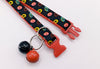 Double Regular Bell with Pet Cat Donut Pattern Neck Collar