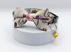 Cat Kitten Hand Made Pet Bow Neck Collar with Fabric Scarf