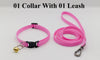 Pet Cat Kitten Leash Adjustable Neck Collar with Golden Bell