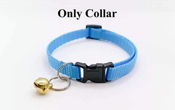 Pet Cat Kitten Leash Adjustable Neck Collar with Golden Bell