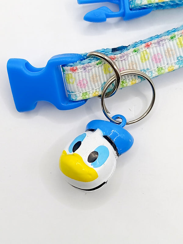 Duck Cartoon Jingle Bell with Cat Kitten Adjustable Neck Collar