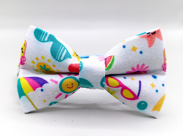 Multi Pattern Cat Pet Kitten Hand Made Fabric Bow, Scarf Neck Collar with Silver Bell