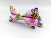 Bee Pattern Cat Pet Kitten Hand Made Floral Fabric Bow, Scarf Neck Collar with Silver Bell