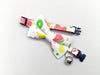 Fruit Pattern Cat Pet Kitten Hand Made Fabric Bow, Scarf Neck Collar with Bell
