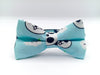 Panda Face Pattern Cat Pet Kitten Hand Made Fabric Bow, Scarf Neck Collar with Bell