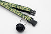 Camouflage Pattern Quick Release Black Buckle and Big Bell Hand Made Cat Kitten Adjustable Neck Collar