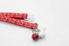 Paw Print Pet Cat Neck Collar with Double Bell