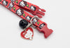 Cat Face Heart Pendant Cat Kitten Neck Collar with Black Bell