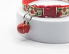 Apple Pendant with Cat Kitten Adjustable Neck Collar And Small Bell