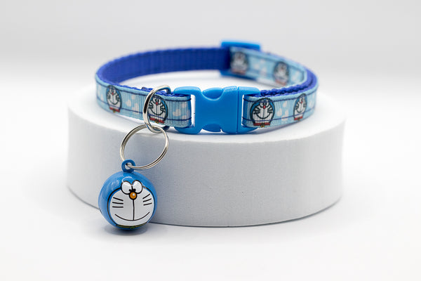 Cat Kitten Doraemon Cartoon Bell with Adjustable Neck Collar