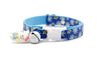 Premium Quality Nylon Pet Cat Kitten Neck Collar with kitty Pendant White Bell