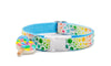 Premium Quality Nylon Pet Cat Kitten Neck Collar with Rainbow Color Lollipop Pendant