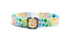 Premium Quality Nylon Pet Cat Kitten Neck Collar with Rainbow Color Lollipop Pendant