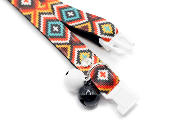 Premium Quality Nylon Cat Kitten Pet Neck Collar with Double Bell