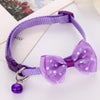 Polka Dots Bow Style Cat Kitten Neck Collar With Bell