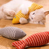 Fish Catnip Pillow Kitten Chewing Toy Claws Cat Thumb Bite Mint