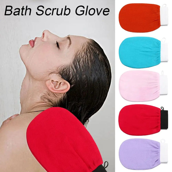 Bath Scrub Gloves Body Cleaning Bathroom Shower Exfoliating Mitt Scrub Removal Dead Skin
