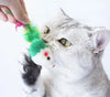 03 Pcs Kitten Cat Random Mouse Tail Feather Toy