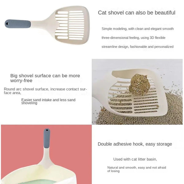 Cat Litter Scoop Plastic Pets Scooper Sand Cleaning