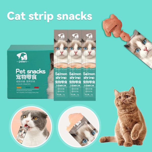 Cat Snacks Strips Sticks Creamy Treat Food Tuna Chicken