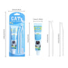 Pet Cat Kitten Tooth Paste Vanilla Flavor With Tooth Brush For Healthy Teeth Oral Care Removes Pet Stains Whiten