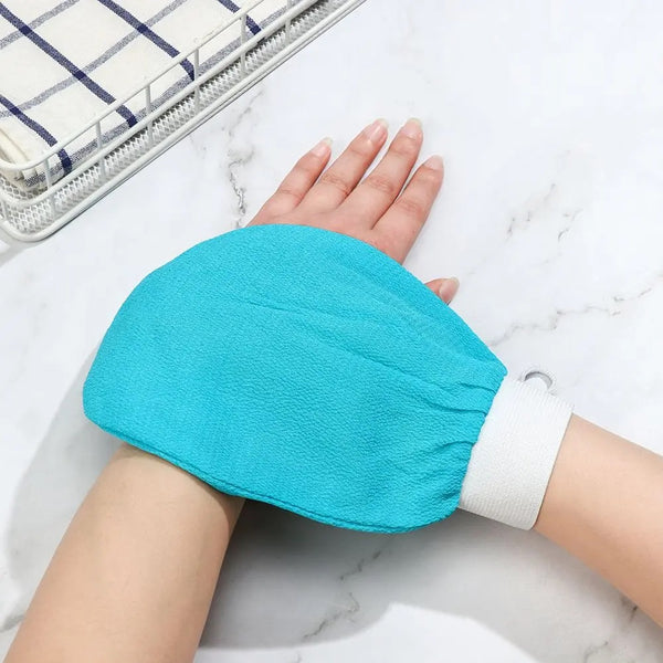 Bath Scrub Gloves Body Cleaning Bathroom Shower Exfoliating Mitt Scrub Removal Dead Skin