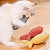 Fish Catnip Pillow Kitten Chewing Toy Claws Cat Thumb Bite Mint