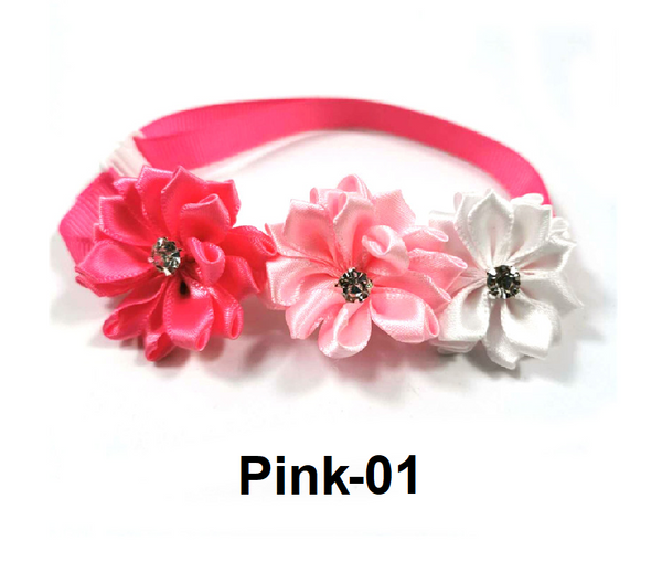 Pet Cat Kitten Neck Floral Ribbon Collar