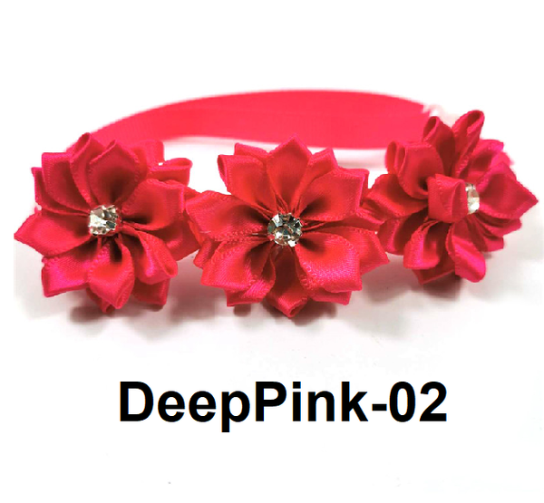 Pet Cat Kitten Neck Floral Ribbon Collar