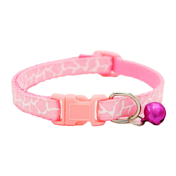 Thunder Pattern Cat Kitten Neck Collar with Cute Bell