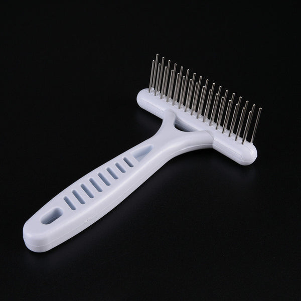 Hair Remove Grooming Tool Comb Brush Pet Cat Thick Stainless Steel Pins