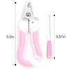 Stainless Steel Cat Dog Pets Nail Cutter with Filer Care Scissors Clippers