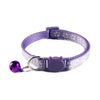 Matching Buckle Pet Cat Paw Neck Collar with Regular Cute Bell