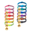 Cat Kitten Reflective Neck Collar with Kitty Face Pendant