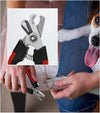 Cat Nail Clipper Cutter Pets Toe Care Stainless Steel Scissors Grooming Trim with Nails Filer