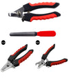 Cat Nail Clipper Cutter Pets Toe Care Stainless Steel Scissors Grooming Trim with Nails Filer