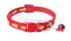 Fish Pattern Kitten Pet Cat Nylon Neck Collar with Regular Bell