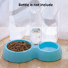 Dual Food Water Dispenser Pet Bowl