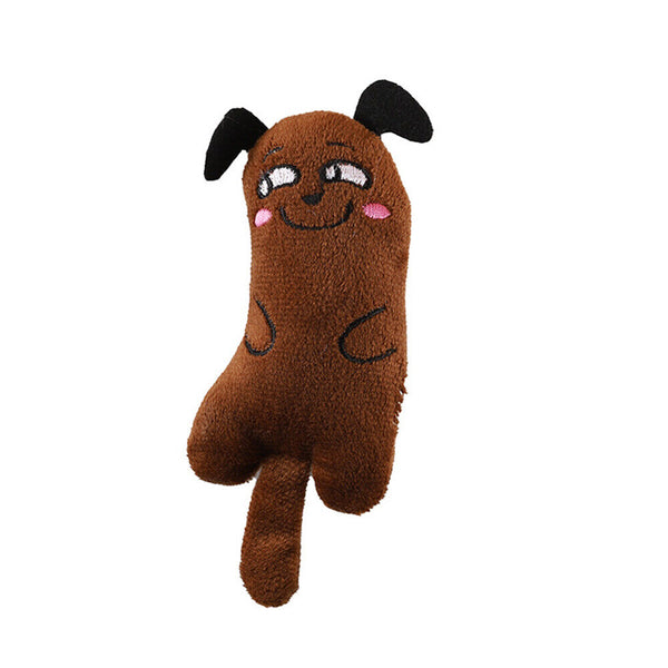 Kitten Chewing Thumb Bite Mint Claws Plush Cat Grinding Catnip Toys Pillow