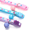Pet Cat Kitten Neck Adjustable Collar With Big Bell Heart Print