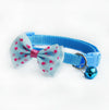 Polka Dots Bow Style Cat Kitten Neck Collar With Bell