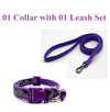 Camouflage Print Pet Cat Nylon Neck Collar with Leash Bell